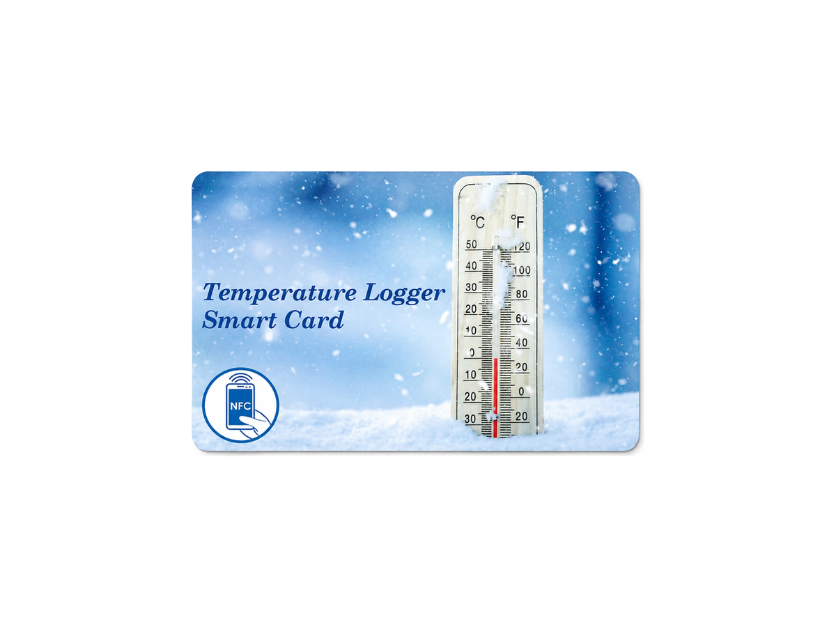 Temperatur-Logger Smart Card